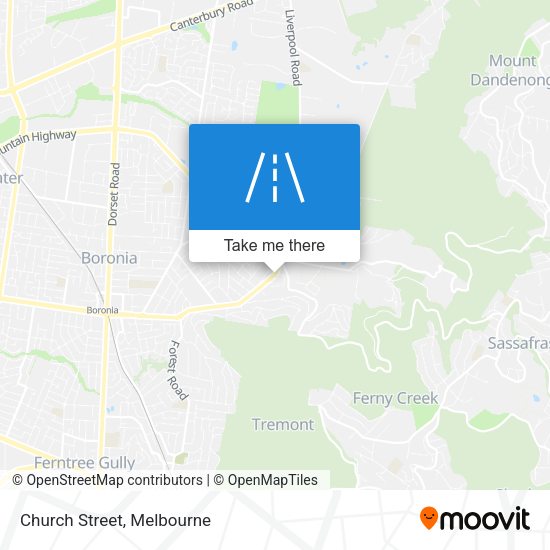 Church Street map