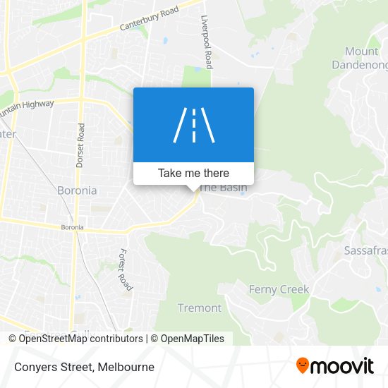Conyers Street map