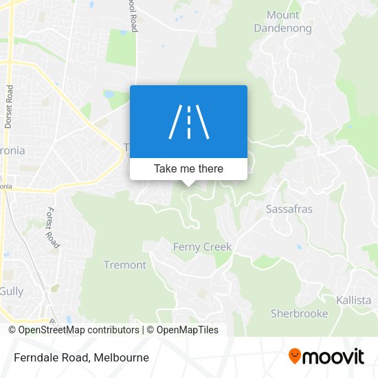 Ferndale Road map