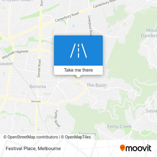 Festival Place map