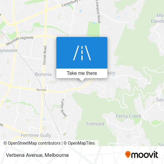 Verbena Avenue map