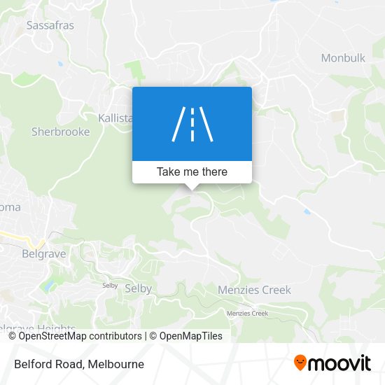 Belford Road map