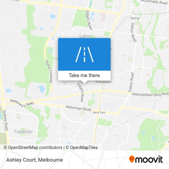 Ashley Court map