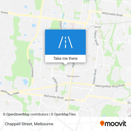 Chappell Street map