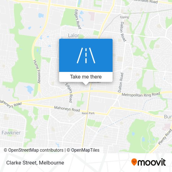 Clarke Street map