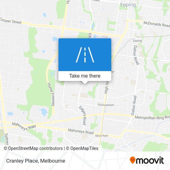 Cranley Place map