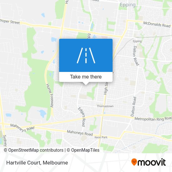 Hartville Court map