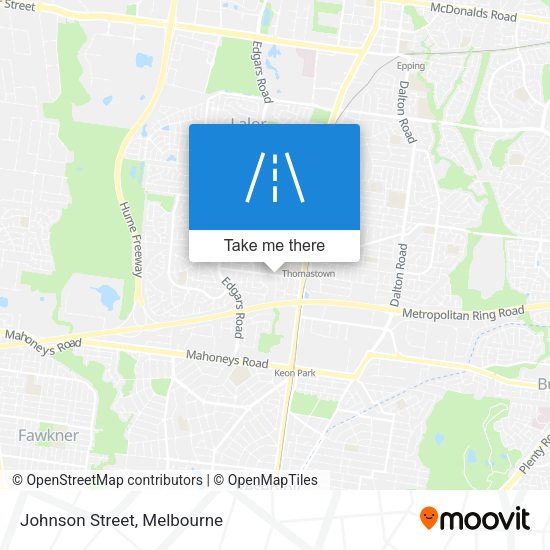 Johnson Street map