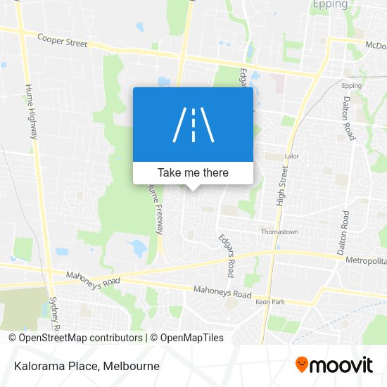 Kalorama Place map