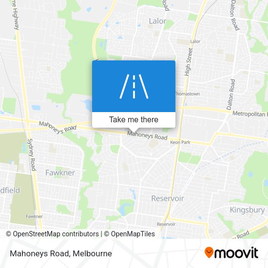 Mahoneys Road map