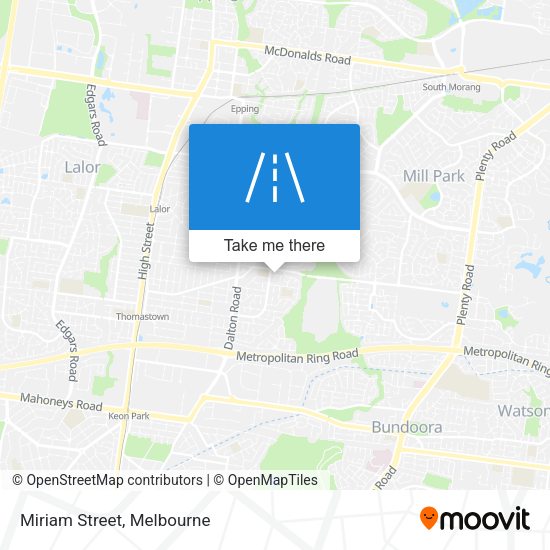 Miriam Street map