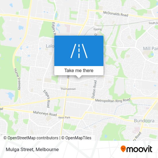 Mulga Street map