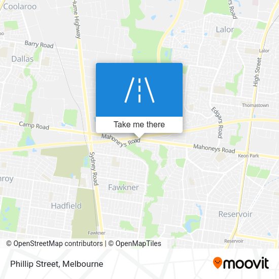 Phillip Street map