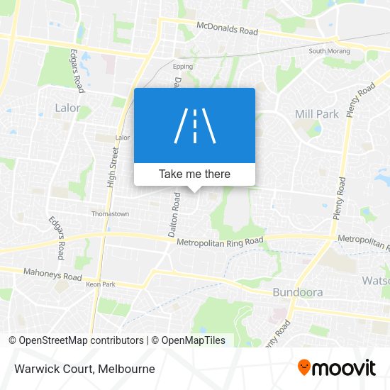 Warwick Court map