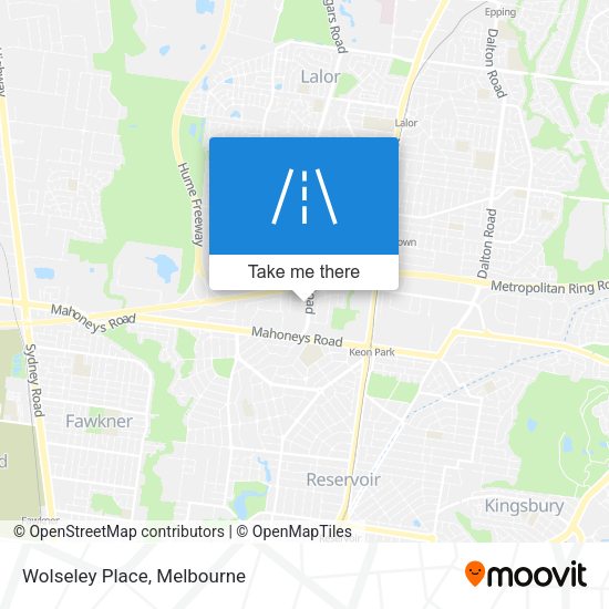 Wolseley Place map