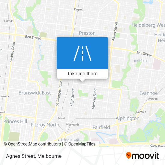 Agnes Street map