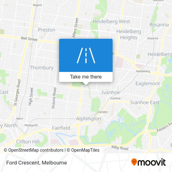Ford Crescent map