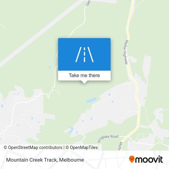 Mountain Creek Track map