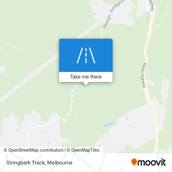 Mapa Stringbark Track