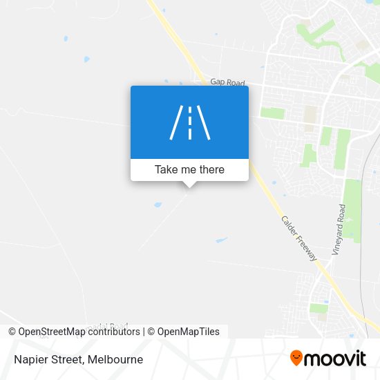 Napier Street map