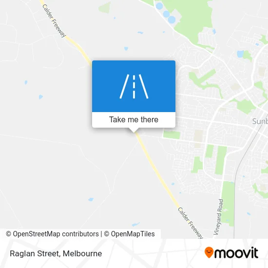 Mapa Raglan Street