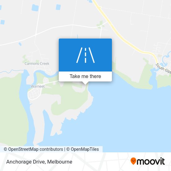 Anchorage Drive map