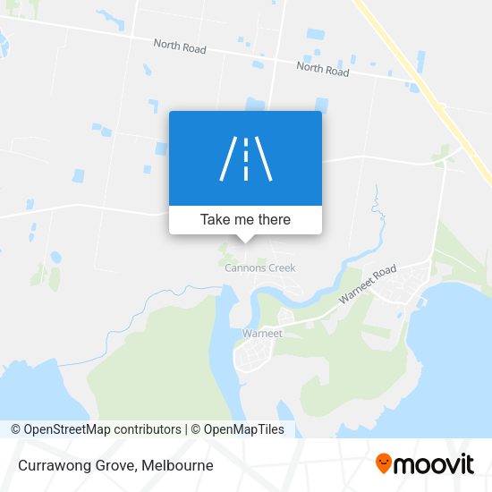 Currawong Grove map