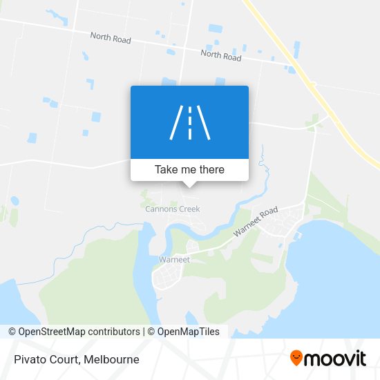 Pivato Court map