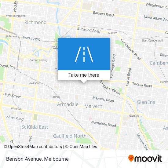 Benson Avenue map