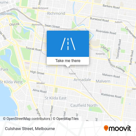 Culshaw Street map