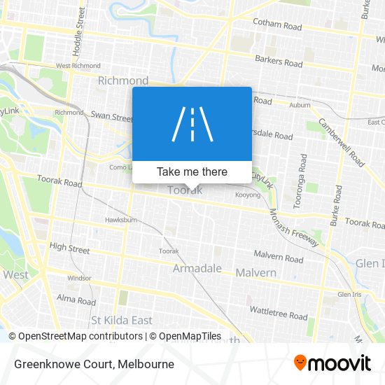 Greenknowe Court map