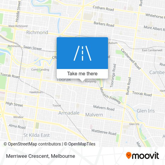 Merriwee Crescent map