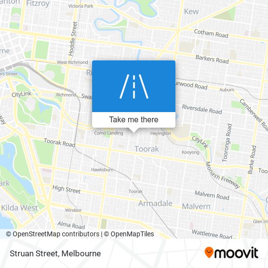 Struan Street map