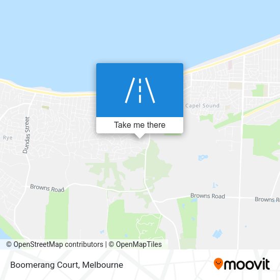 Boomerang Court map