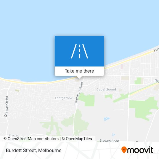 Burdett Street map
