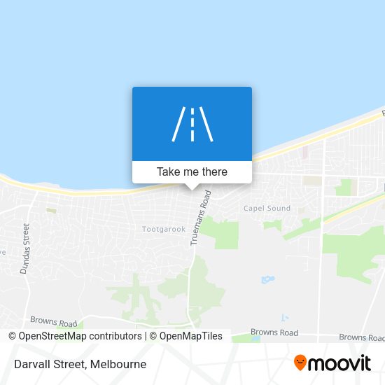 Darvall Street map