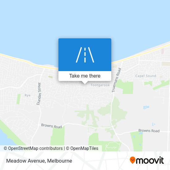 Meadow Avenue map