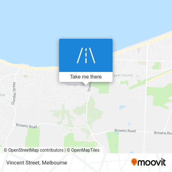 Vincent Street map