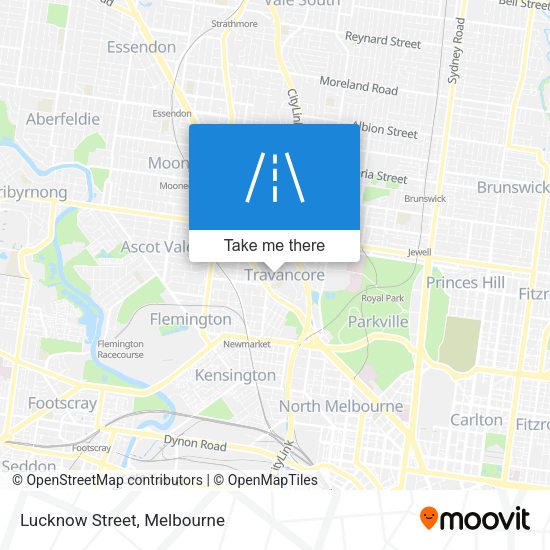 Lucknow Street map