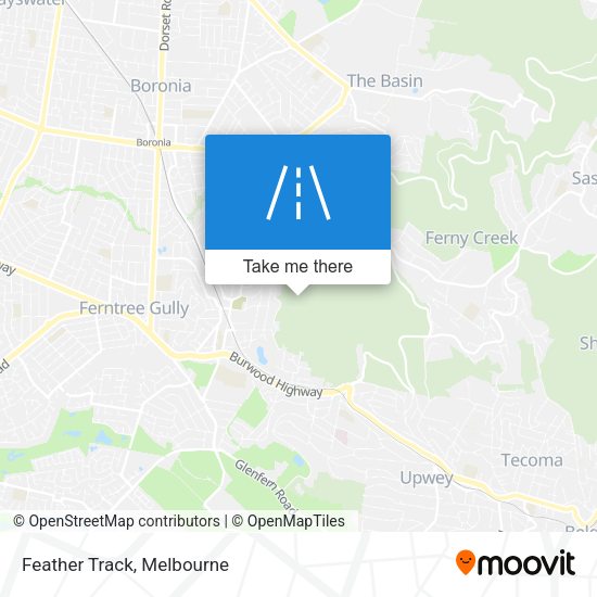 Feather Track map