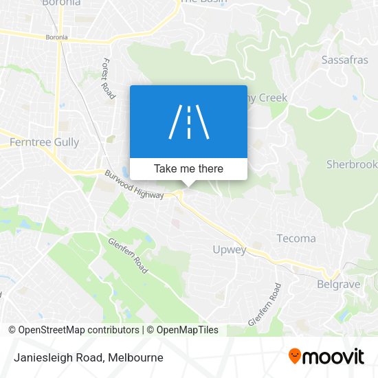 Janiesleigh Road map