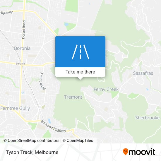 Tyson Track map