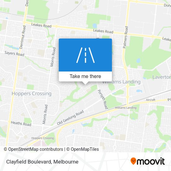 Clayfield Boulevard map