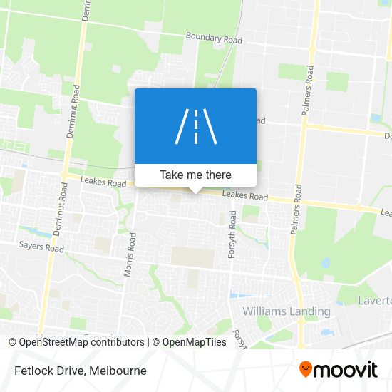 Fetlock Drive map