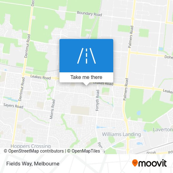 Fields Way map