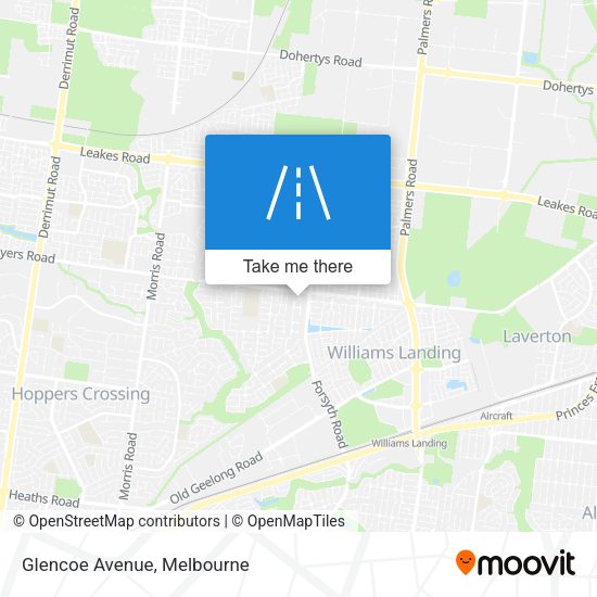 Glencoe Avenue map