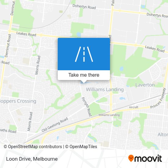 Loon Drive map