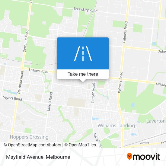 Mayfield Avenue map