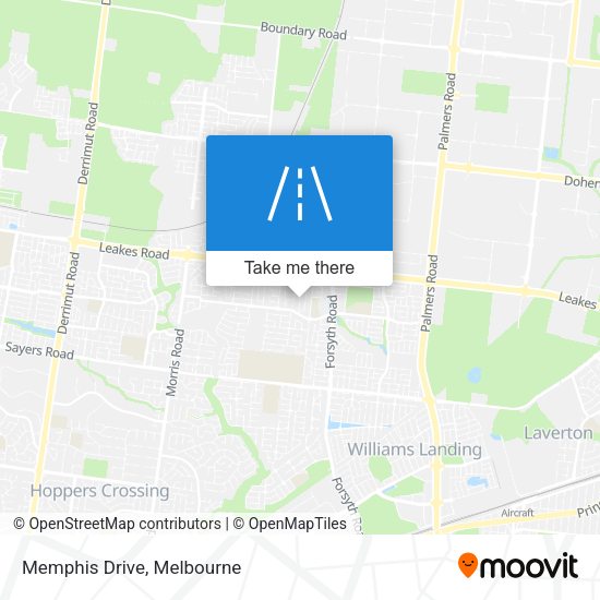 Memphis Drive map