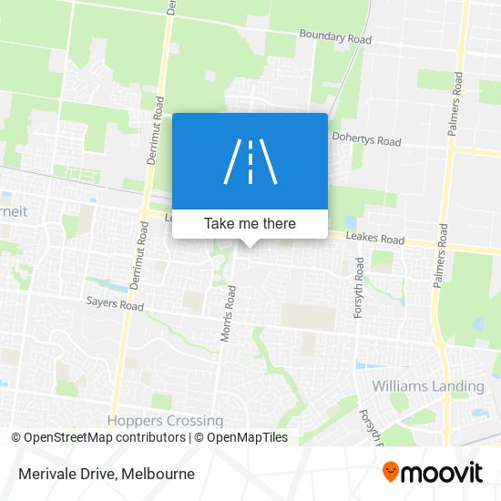 Mapa Merivale Drive